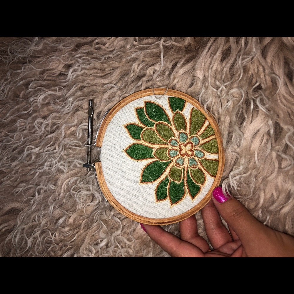 Embroidered art